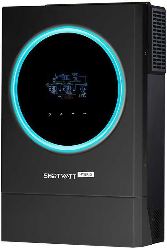Гибридный инвертор SMARTWATT HYBRID 5.6K Солнечная энергия фото, изображение