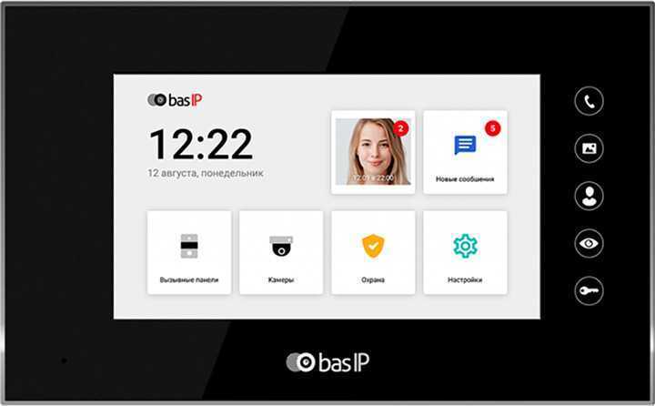 BAS-IP AQ-07LL BLACK IP видеомониторы фото, изображение