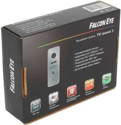Falcon Eye FE-ipanel 3 HD silver Цветные вызывные панели на 1 абонента фото, изображение