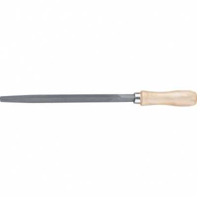Напильник трехгранный, 200 мм, деревянная ручка Сибртех Напильники трехгранные фото, изображение